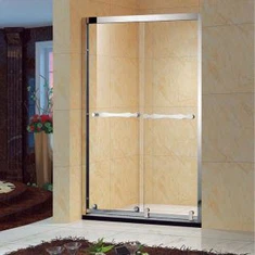 เฟรมประตูห้องอาบน้ำฝักบัวแบบเลื่อนคู่