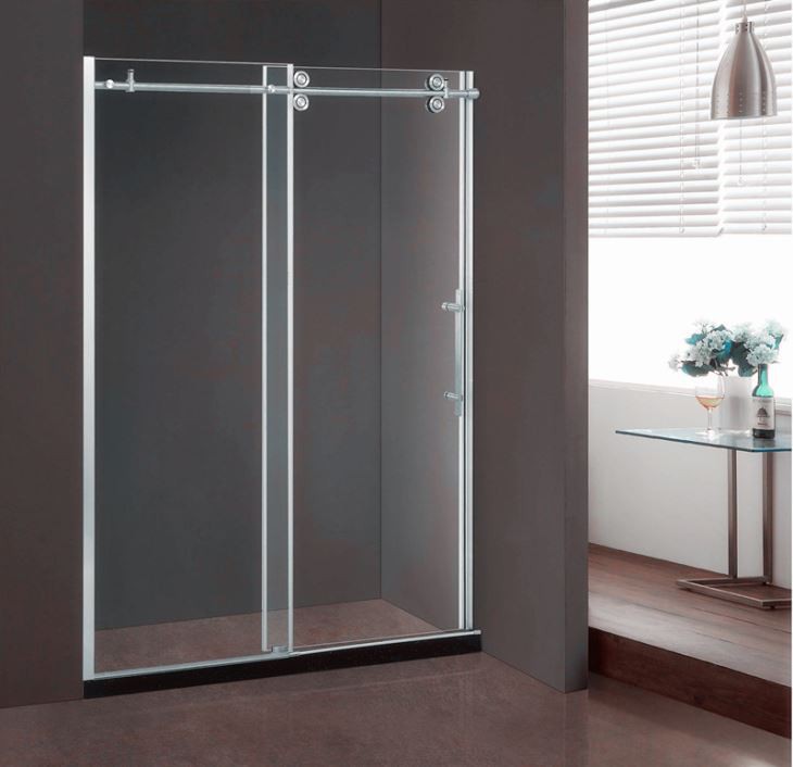 ห้องอาบน้ำห้องน้ำสองลูกโรลเลอร์ประตูบานเลื่อน