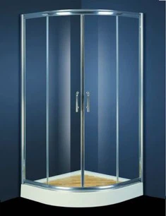 หน้าจอฝักบัวเลื่อนอลูมิเนียมเฟรม