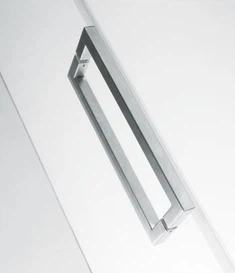 ประตูห้องอาบน้ำแบบเลื่อนกระจกไร้กรอบ